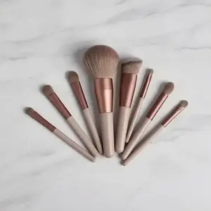 13-Piece Luxury Makeup Brush Set, Soft Synthetic Bristles, Perfect Application, Travel-Friendly, Includes Bag, Scent-Free, All Skin Types, Makeup Brush Kit