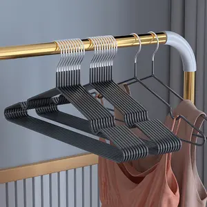 Anti-Slip Heavy-Duty Clothes Hangers, 15.75'' X 7.87'', Manganese Steel, Bedroom Storage, Laundry Room Organizer, Space Saving Design