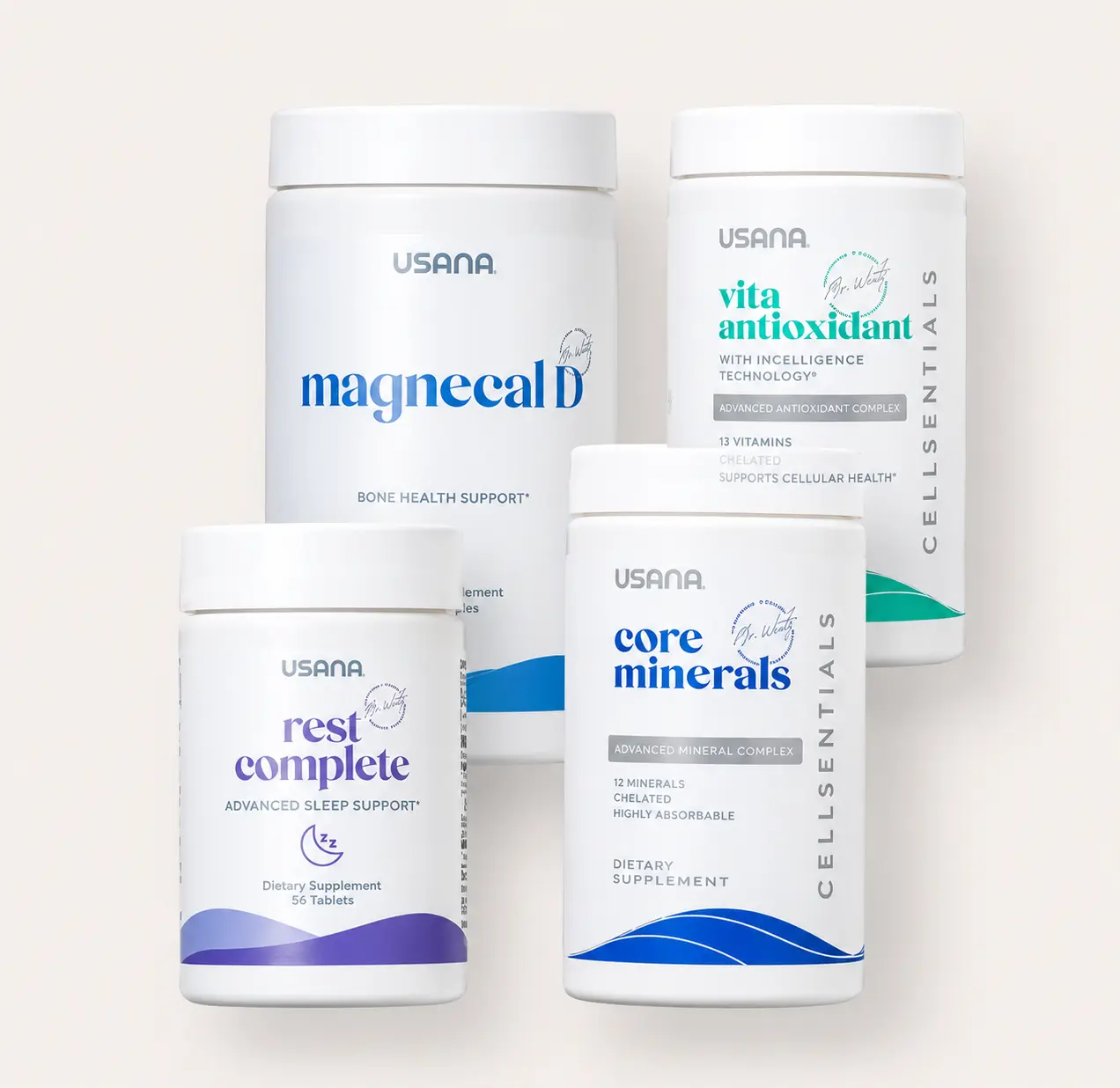 Usana Daily Renewal Pack | Daily Nutrition & Nighttime Wellness Bundle