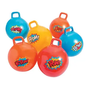 Inflatable Superhero Happy Hoppers - 6 Pc.