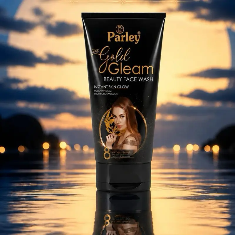 Parley 24K Gold Gleam Beauty Face Wash (Instant Skin Glow) (70ml) Facial Radiant Daily