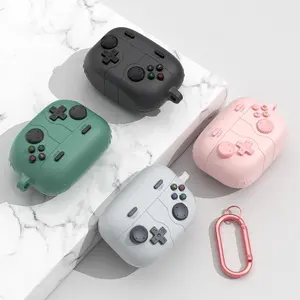Wireless Earphone Case For Sony Link Buds S1000XM5 Protective Silicone Soft Covers Hand Shank 3D Gamepad Game Cases With hook