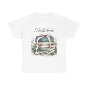 Book Lover Unisex Heavy Cotton Tee, Great for Bookworms, Literary Gifts, Reading Enthusiasts, Cozy Gifts, Birthday Gifts