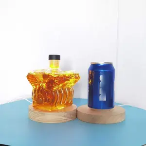 Handmade High Borosilicate Glass V8 Engine Bottle, Creative Bar Decor, Wine, Whiskey, Brandy, Xo, Tequila, Liquor Dispenser
