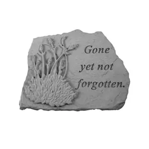 212 MAIN Lavender Memorial Cast Stone - Decorative, Personalized, Weatherproof Outdoor Wall Mount Garden Tribute Marker (10x7.5 in)