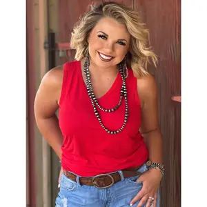 Jules Vneck Sleeveless Top