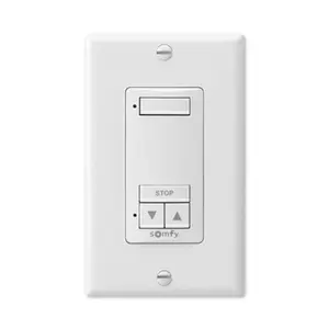 RTS Wirefree Decoflex Wireless Wall Switch, 1 Channel, White #1810897