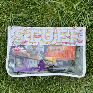 Baseball STUFF Clear Pouch Bag