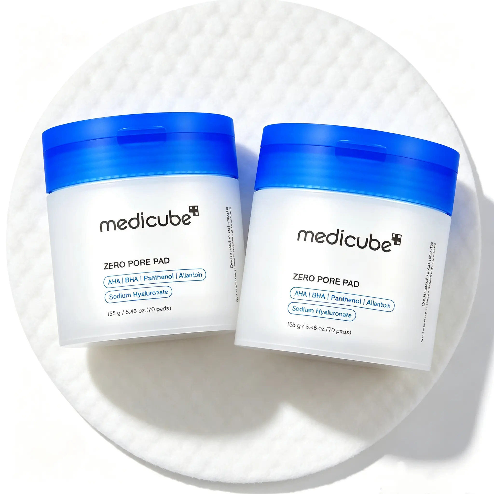2x[medicube] Zero Pore Pads (AHA + BHA) | Korean No.1 Viral Toner Pads