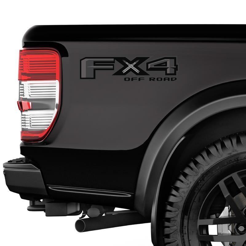 FX4 Off Road Black Bullet Decal Replacement Sticker F 150 Bedside