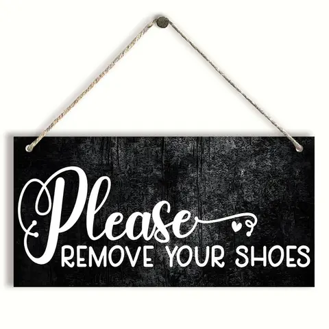 Wooden Hanging Sign, Letter & Boots Pattern Wall Hanging Decor, Decorative Sign for Home Entryway Porch, Home Decor, Welcome Sign, Home Decor Products