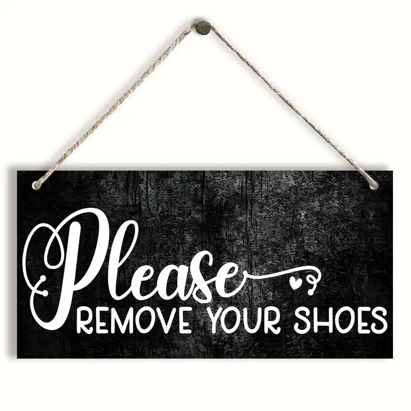 Wooden Hanging Sign, Letter & Boots Pattern Wall Hanging Decor, Decorative Sign for Home Entryway Porch, Home Decor, Welcome Sign, Home Decor Products