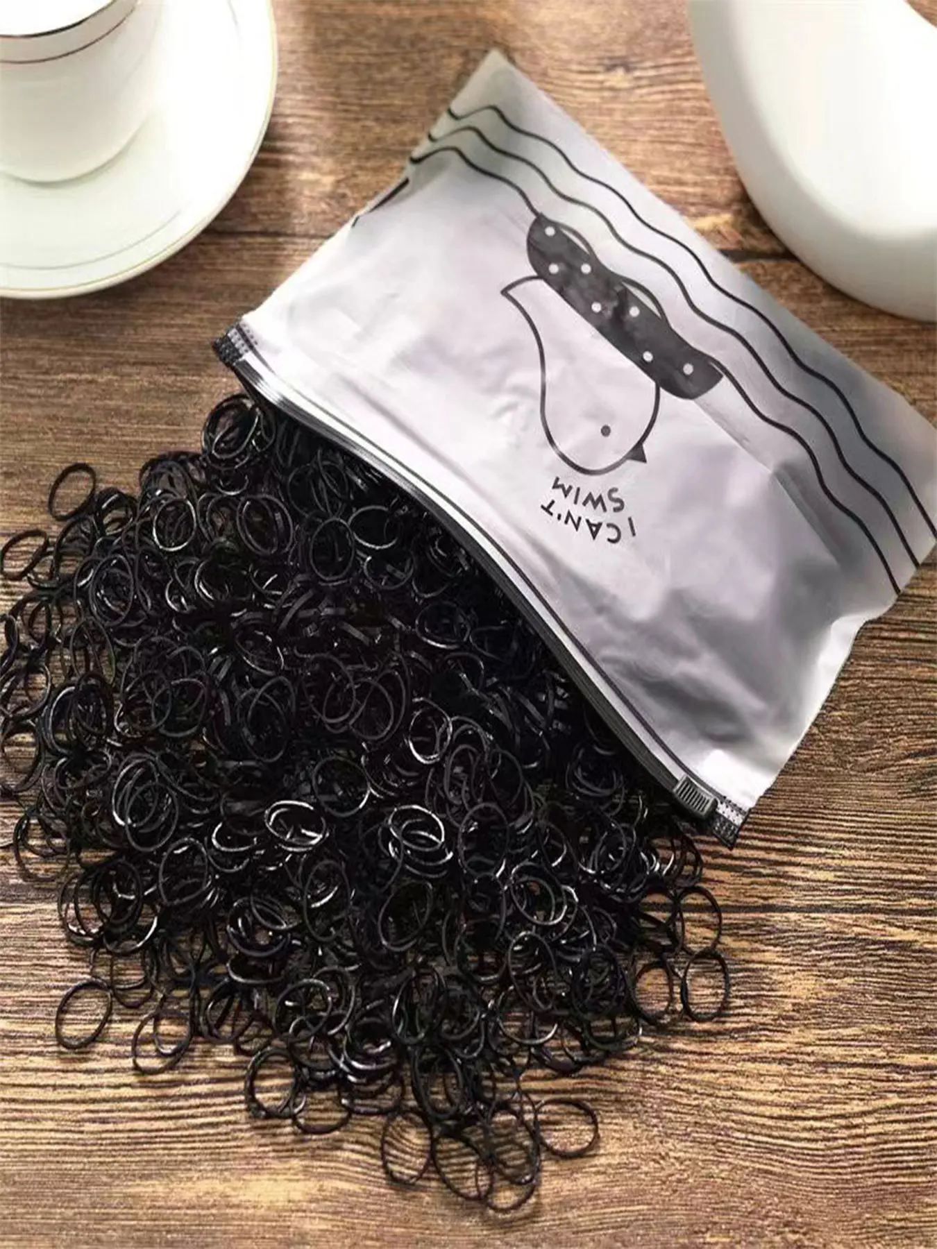 2000pcs High Elasticity Bulk Hair Ties, Strong Pull Not Break Easily, Casual Style Fashion Hair Accessories for All Seasons