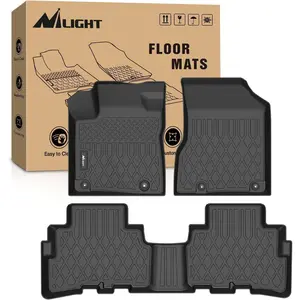 Nilight TPE Floor Mats - Custom Fit Heavy-Duty Floor Liners for Nissan Murano 2017-2024, All-Weather Mat, Mat Floor Mats