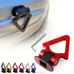 Universal Car Simulation Decorative Tow Hook Ring, Adhesive Tow Hook Sticker for Car Decoration, Stylish Auto Accessories, Vehicle Exterior Decoration