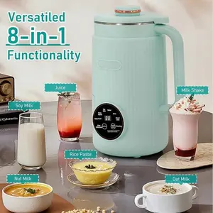 Essential health nut milk machine for moms, 1200ml large-capacity intelligent plant milk machine, supports soy milk/oat milk/almond milk, with boiling, insulation, and self-cleaning functions, 40-ounce multi-functional fully automatic plant milk machine.