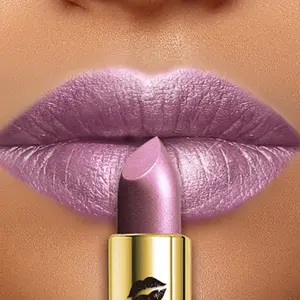 Huasurv Pearl Lipstick, Natural Nude Color, Long-Lasting, Non-Fading, Glossy, Lipgloss, Lip Luminizer, Perfect for Parties and Festivals, Women's Fashion Lip Balm