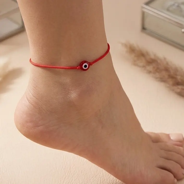 Anklet for Evil Eye Protection, Fashion Costume Jewelry Accessory