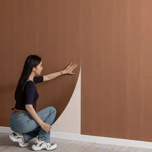 3D Foam Wall Paper Roll, Alginate Texture, Stone Look, Self-Adhesive Waterproof Wall Decor, Easy Installation Home Decoration