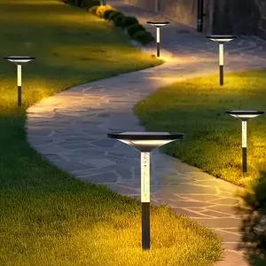 2026 New Outdoor Solar Ground Stake Light, 5000K, 1800mAh, IP54 Waterproof, Lawn Lamp, Exterior Wall Lamp, Wall Sconce, Radar Sensor, Dual Mode Adjustable, Wall Mount Available, Commercial Lighting