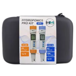 HM Digital Hydroponics Pro Kit HPK-1 - pH, EC, TDS & Temp Meter Combo
