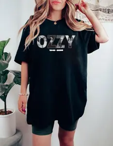 RIP Ozzy Osbourne Shirt. Tribute to Ozzy Graphic Crewneck. Mama, I'm Coming Home. Vintage-Inspired Prince Of Darkness Ozzy Shirt