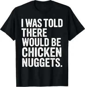 100% Cotton Chicken Nugget Art for Men Women Chicken Nugget Costume T-Shirt