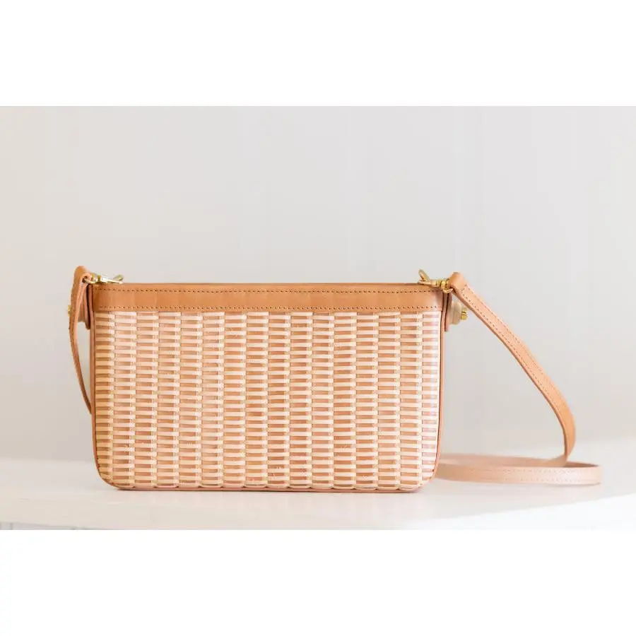 Leather Lightship Basket - Clutch