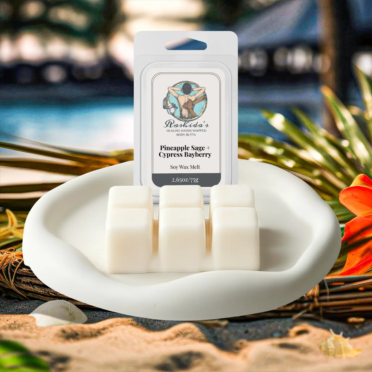 Pineapple Sage + Cypress Bayberry Wax Melt
