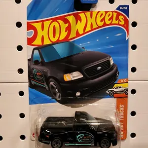 Hot Wheels '99 Ford F-150 SVT Lightning#HW Black Truck with 94/250 Model