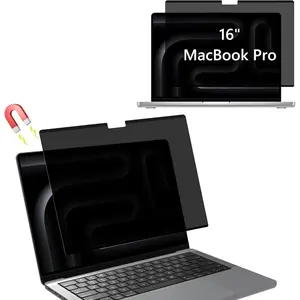 Magnetic Privacy Screen for MacBook Pro 16 Inch (2026-2021, M5/M4/M3/M2/M1 Pro/Max), Removable Laptop Privacy Screen Protector, Matte Anti Glare Blue Light Filter, Easy on/off