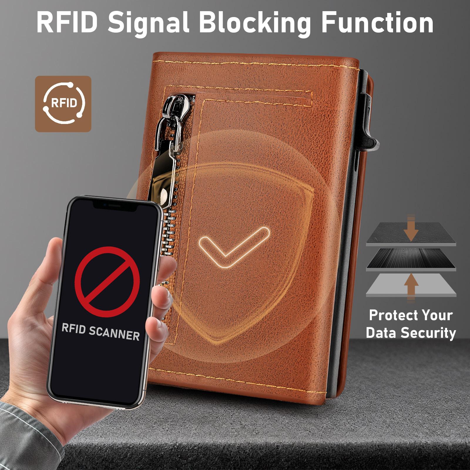 Wallet for Men Pop up Card Holder, Smart, Slim, Minimalist Design for Front Pocket, Premium RFID Blocking, 10-14 Card Capacity | ID Window | Cash Slot Wallet for Men Pop up Card Holder, Smart, Slim, Minimalist Design for Front Pocket, Premium RFID Blocking, 10-14 Card Capacity | ID Window | Cash Slot