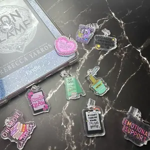 Cute kindle or phone dust plug (msg us with connector type after order is placed) (please keep in mind you need to remove plastic from the acrylic so it’s not blurry/foggy)