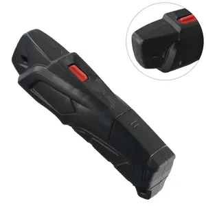 Electric Fishing Line Stripper Tool for Reel Maintenance Alloy ABS Cord Cleaner with Dual Direction Motor 2AA Battery Powered Black