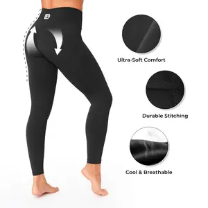 Ultrasculpt High Waisted Tummy Control Leggings for Women With Pockets – Breathable, Non-See-Through Stretchy Soft Yoga Pants For Workout | Lux Decor Apparel #SpringStatements
