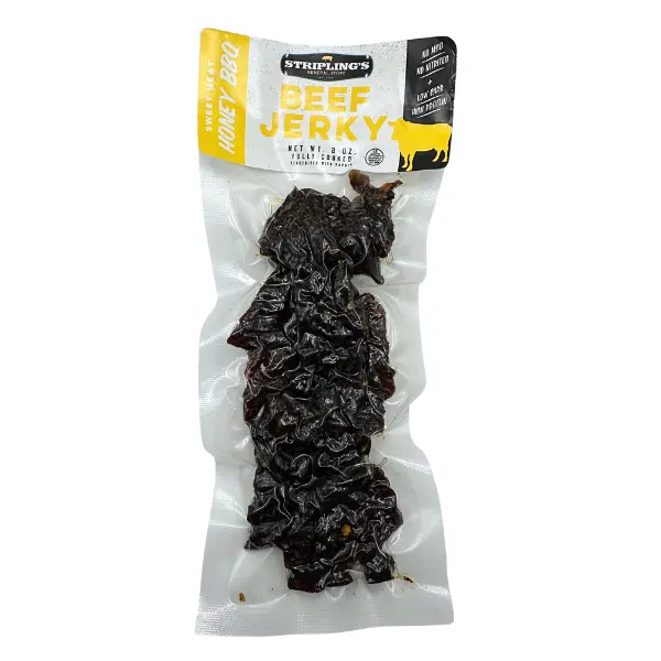 Stripling's Sweet Heat Honey BBQ Snack Size Beef Jerky - 2 oz.