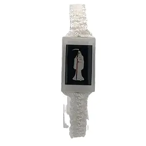 Santa Muerte White Bracelet