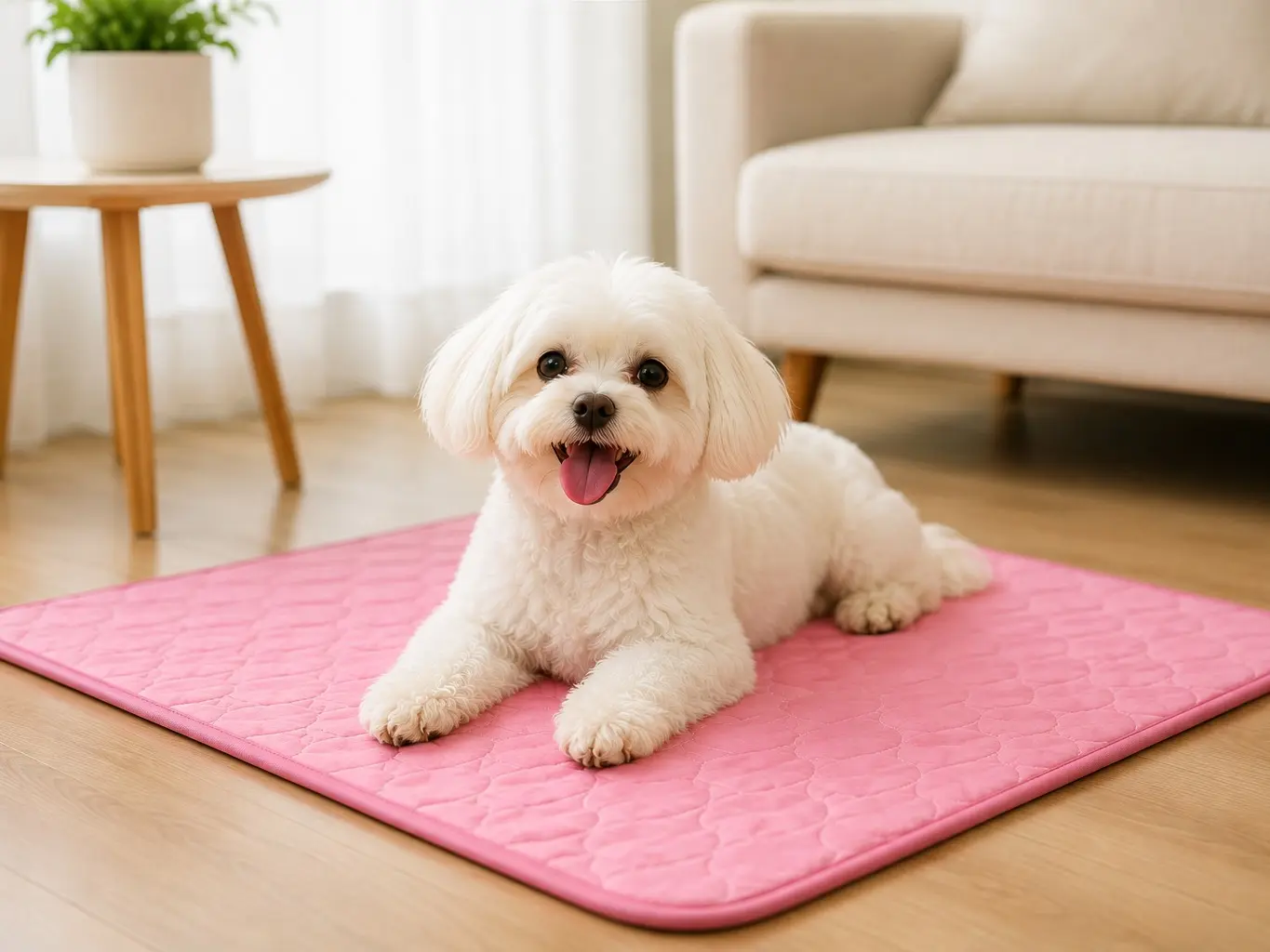 Pet Cooling Ice Silk Mat for Dogs & Cats - Breathable Summer Pet Bed Mat, Cat & Dog Cooling Pad