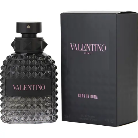 Valentino Uomo Born In Roma by Valentino Eau de Toilette - Elegant Floral Fragrance for Women with Notes of Bergamot, Jasmine, & Chasmeran EDP Spray