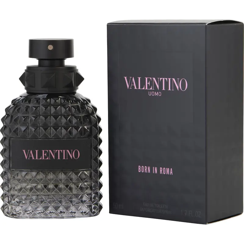 Valentino Uomo Born In Roma by Valentino Eau de Toilette - Elegant Floral Fragrance for Women with Notes of Bergamot, Jasmine, & Chasmeran EDP Spray