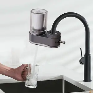 A Sink Faucet Water Purifier, Activated Carbon Faucet Water Purifier Can Remove Chlorine, Water Stains, Heavy Metals And Odors, Suitable for Home Kitchens And Bathrooms, Can Be Disassembled for Cleaning, Including Multiple Adapter Sizes, Sink Water Filter