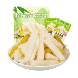BiBiZan Spicy Pickled Bamboo Shoots 200g | Low Calorie Zero Fat Crunchy Snack