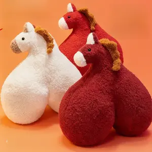 Adorable Heart-Shaped Butt Horse Stuffed Animal, Fluffy Plush Sleep Companion & Decor Accent, Thoughtful Present for Wife, Mom & Partner for Birthdays, Party Favors & Valentine’s Day