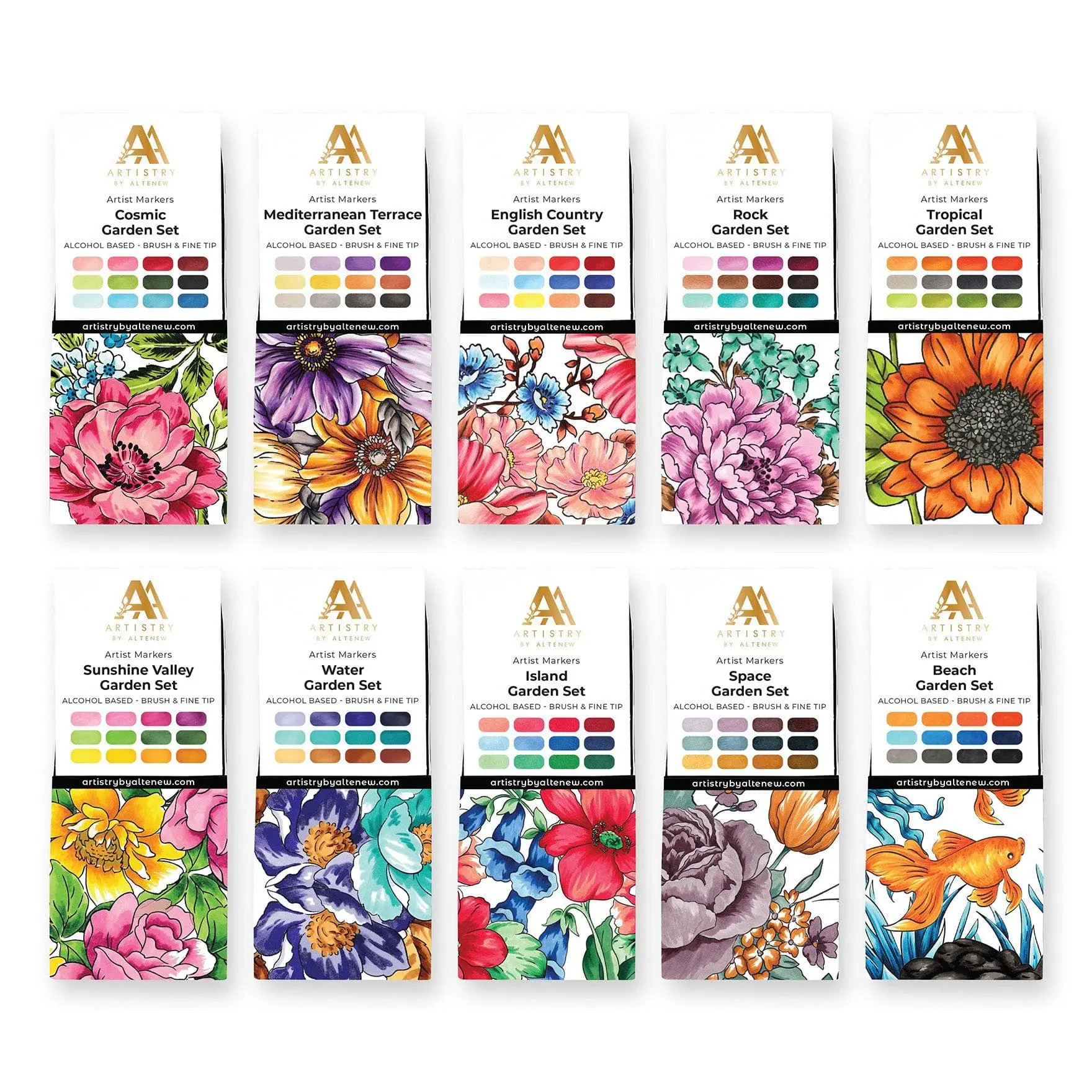 Artist Alcohol Markers Bundle (120 Colors)