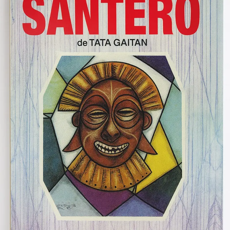 Vocabulario Santero Book by Tata Gaitán - Yoruba Santeria Religion Dictionary, Orisha Terms, Afro-Cuban Spiritual Guide Including Entrevista con Antonia Carrillo Olokonde