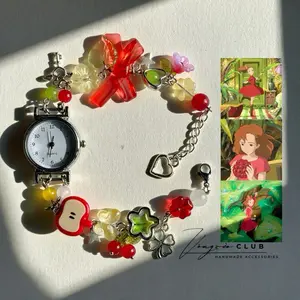 [NEW] Handmade Custom Beaded Bracelets - Wax Cord Strap & Mixed Charms