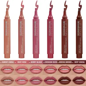 Liquid lip liner pen, long-lasting anti-smudging lip contour pen, waterproof lipstick boundary pen, lip makeup base and correction pen, professional lip shaping tool for makeup artists, Lipliner