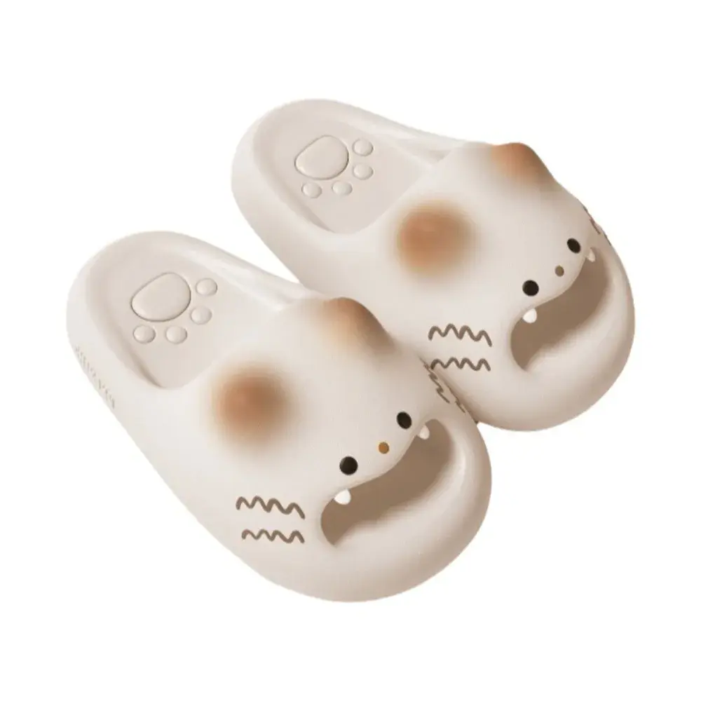 Adorable Cat Slippers Bottom Cat Paw Slippers anti Slip Soft Bottom Ladies Home Slippers NONE