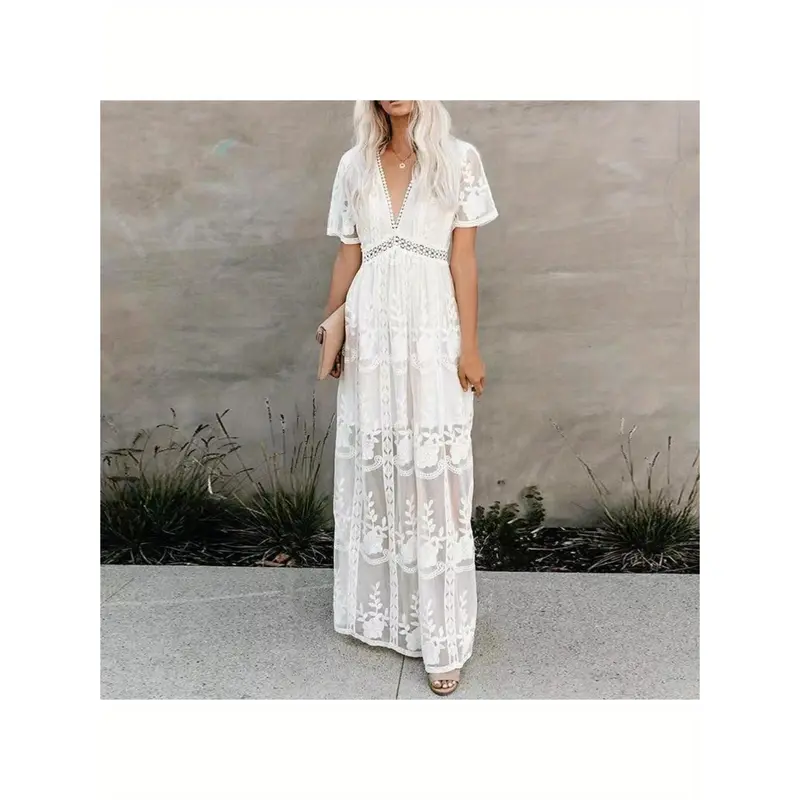 White summer dress shein - TikTok Shop