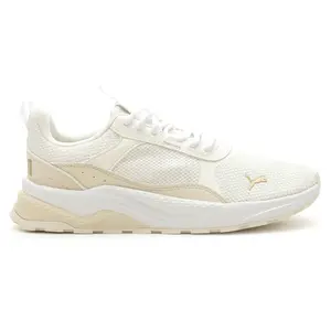 PUMA Womens Anzarun 2.0 Lace Up Sneakers Shoes - Off White, White